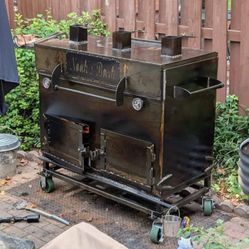 24" X 48" Combo Direct/Indirect Heat Smoker
