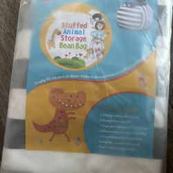 Stuffed Animal Storage Bean Bag 