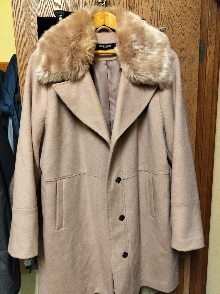 Kenneth Cole Designer Women's Winter Jacket 2XL 