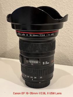 Canon L Lens 16-35mm ii 