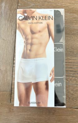 Calvin Klein 3-Pack Cotton Trunks Classic Fit large
