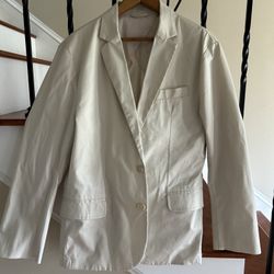Armani Exchange Beige Ivory Long Sleeve single-breasted Blazer 40 UK/US - L