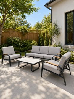 4pc outdoor patio furniture set