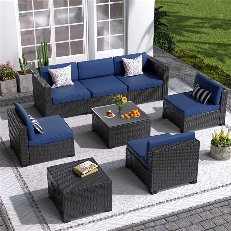 8pc Outdoor Patio Furniture Set