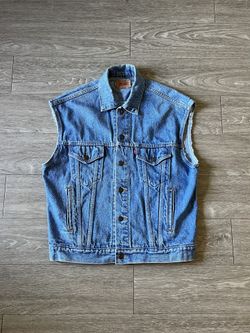 Vintage Levis Denim Jacket Vest Medium