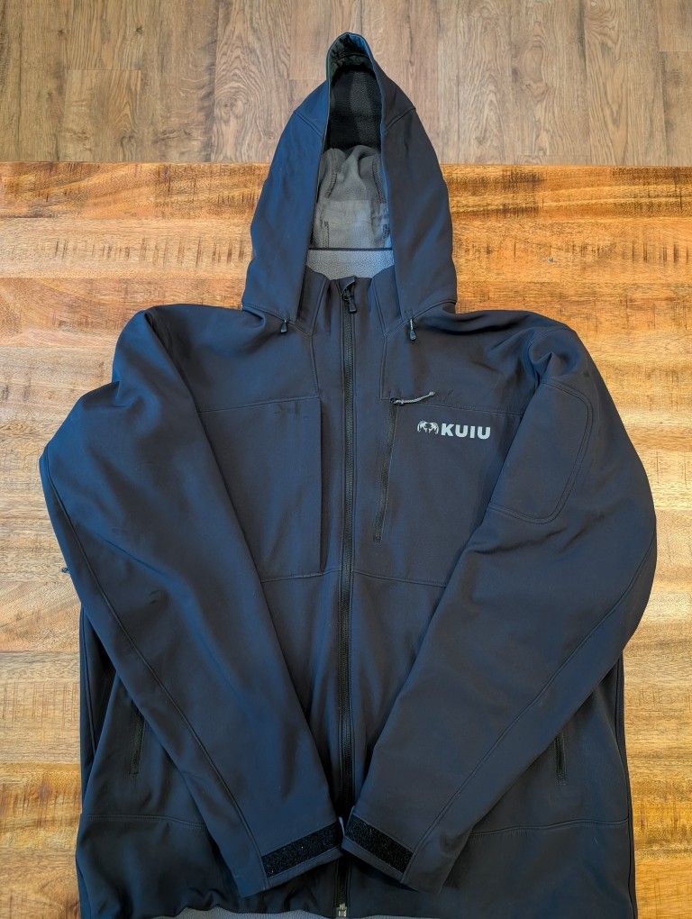 Kuiu Guide Pro Hooded Jacket - Black - Mens XL
