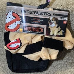 Ghostbusters Dog Costume With Backpack  Size XS Rubies New