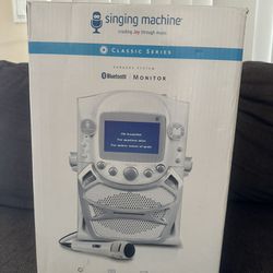 Singing Machine Model No. STVG569BTW Karaoke Machine