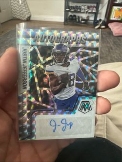 2022 mosaic Justin Jefferson auto