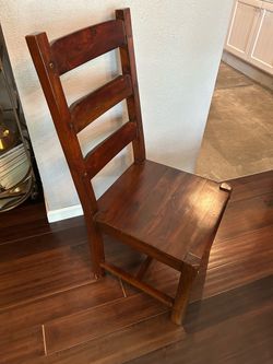 Dining room chairs / wood / $25 each or $40 for both