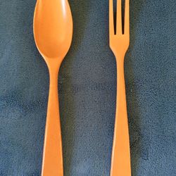 Vintage Agatized Serving Set