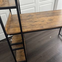 Table With Side Shelved