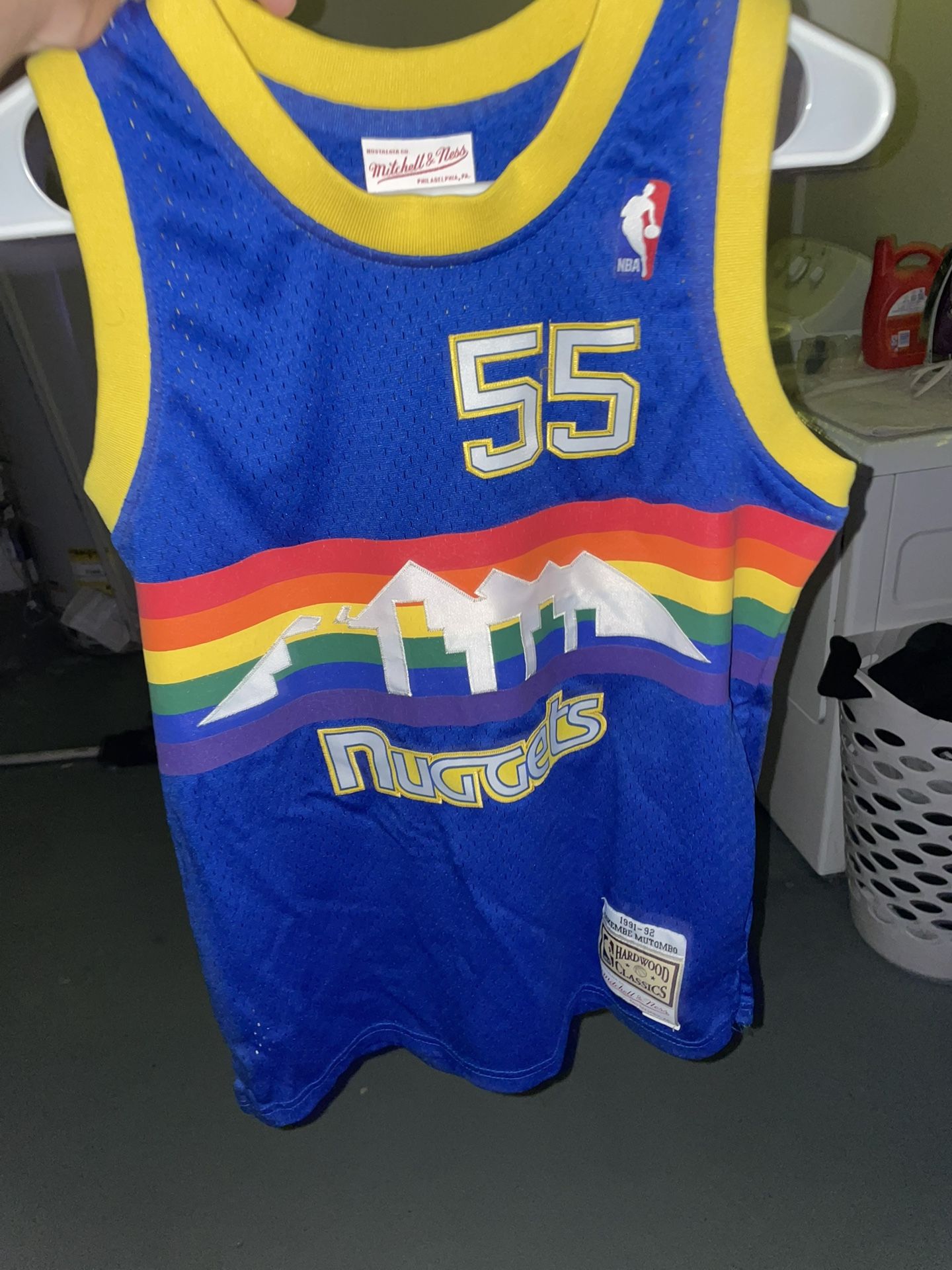 Kids large mitchel & ness jersey