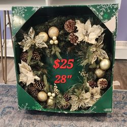 Beautiful Large Holiday Wreath