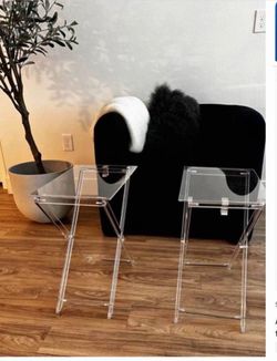 Acrylic living room foldable tables