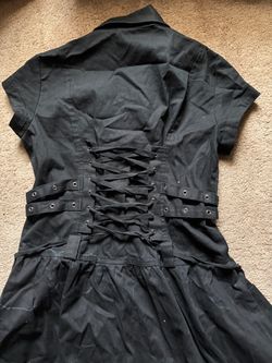 Women bondage style gothic dress