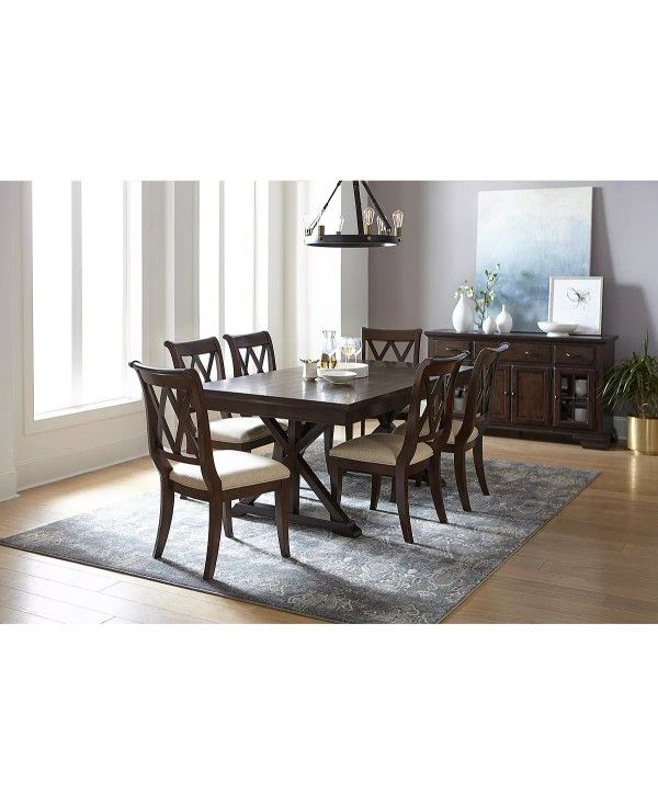 Macys Baker Street dining set, 9 Pieces for Sale in Orlando, FL OfferUp