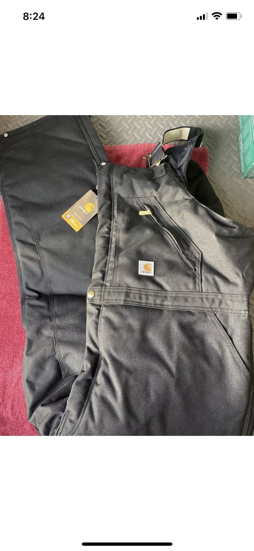 NEW Carhartt Insulated Bib Overalls R33 Big & Tall Arctic Workwear