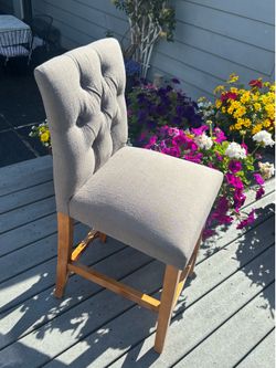2 Bar height chairs