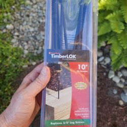 Eleven 10" TimberLOK Screws