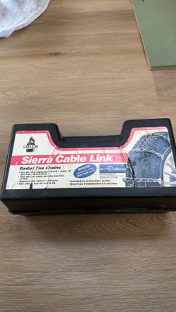 Brand New Laclede Sierra Cable Link Tire Chains (Stock No. 1930)