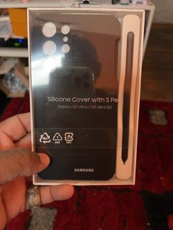 New Galaxy S21 Ultra Silicone Case With s Pen 