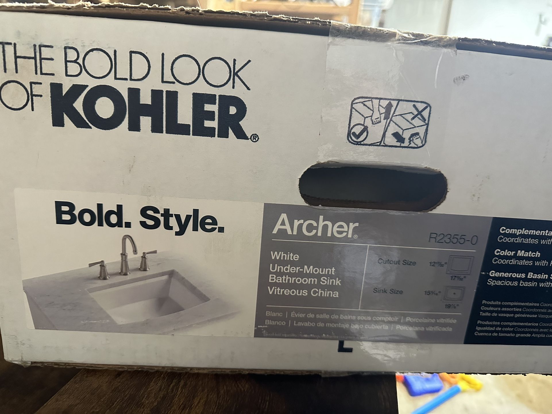 Kohler Under Mount Sink (new)