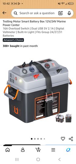 Sunapex Trolling Motor Smart Battery Box