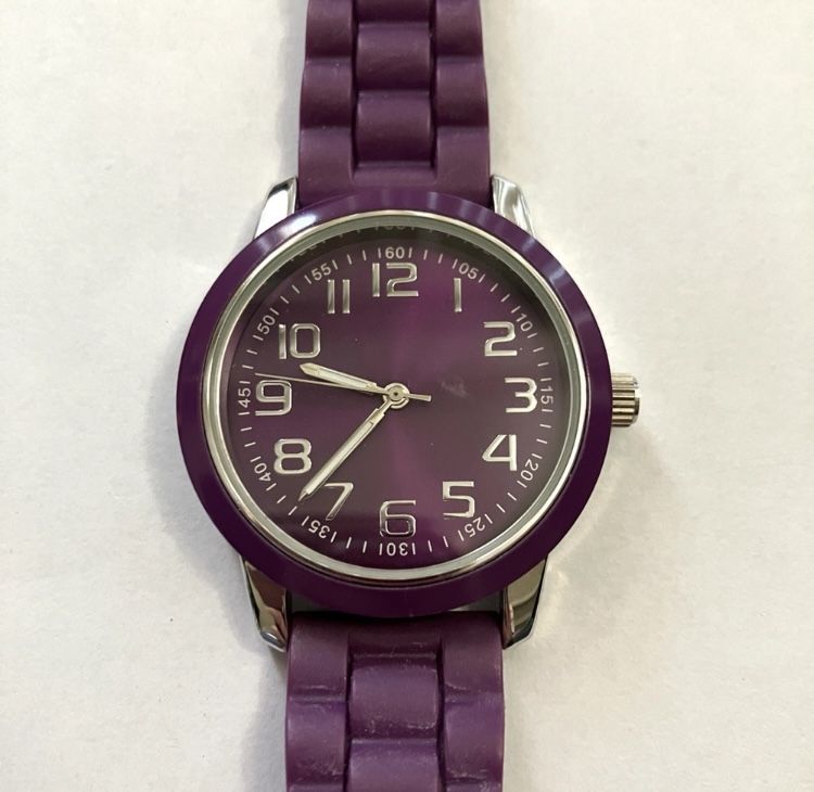 Purple Silicone Watch