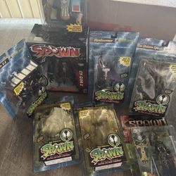 Spawn McFarlane Figure Lot – Cy-Gor 2, Clown w/ Comic, Redeemer + More 🔥