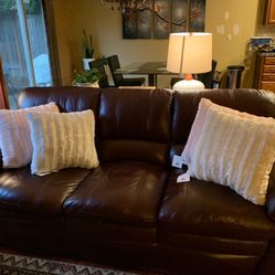 Laz Boy Burgundy Sofa