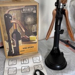 Refinery And Co Heritage Collective Tabletop Corkscrew Wine Opener W/ Bo