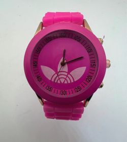 Pink adidas watch