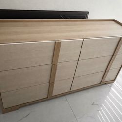 Design Wood Dresser New 6 Drawers