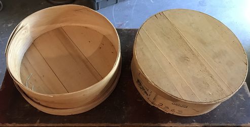 2 vintage pantry boxes