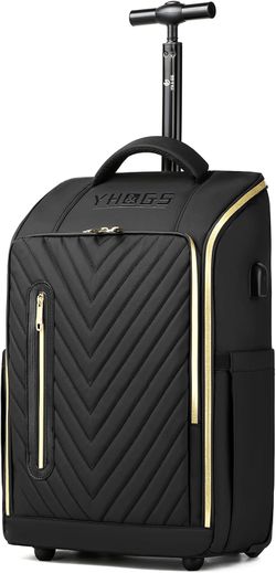 Elegant rolling Laptop carry-on  backpack