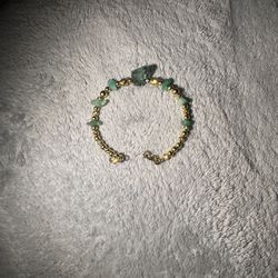Gold & Emeralds Rocks Bracelets 18K Gold 9Grs