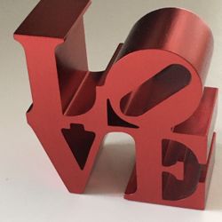 LOVE statue cake topper or paperweight 