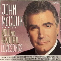 JOHN MCCOOK SINGS BOLD AND BEAUTIFUL LOVE SONGS (CD)
