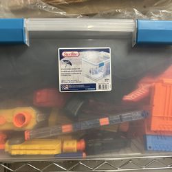 Bin of Nerf Guns