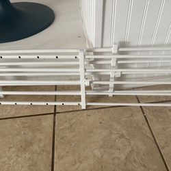 10” Height Retractable Dog Gate For Doorway