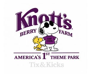Knott's Berry Farm- Four Tickets