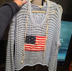 POL American Flag long sleeve