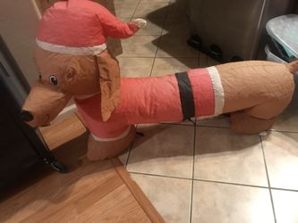 Christmas Inflatable Dog