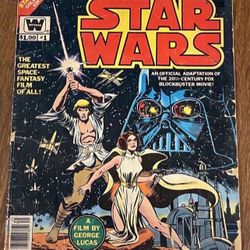 Vintage 1977 Star Wars #1 Large Comic Book
