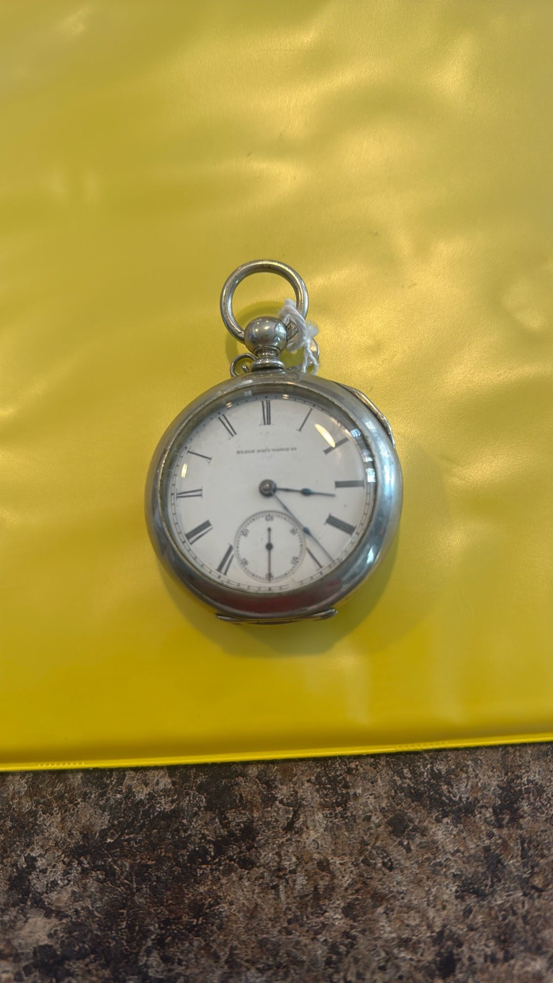1887 Elgin Antique Pocket Watch With Key