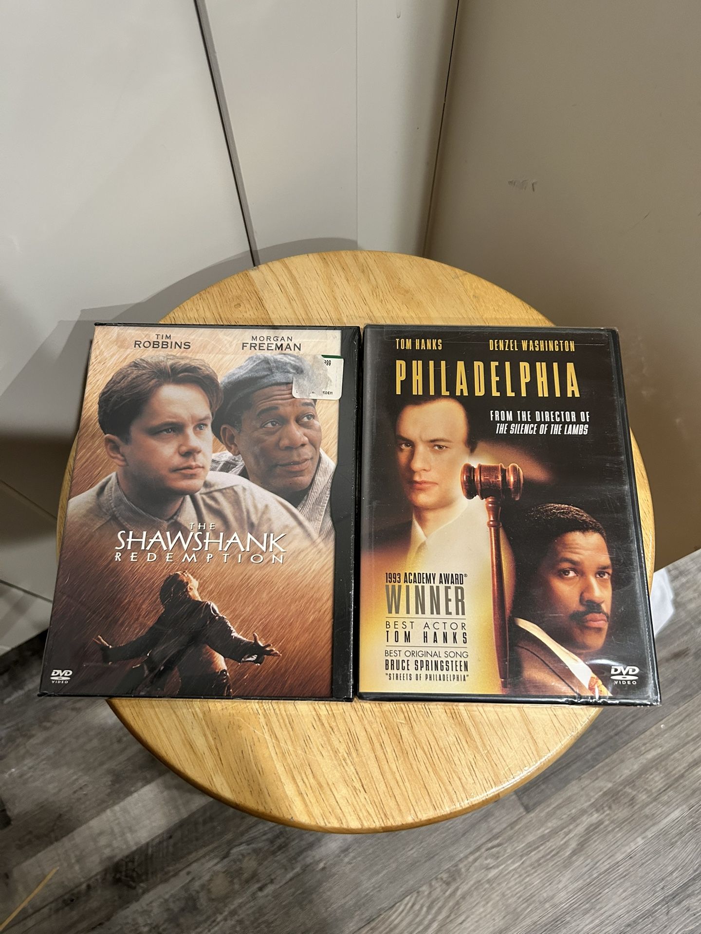 Philadelphia & Shawshank Redemption (New Sealed)