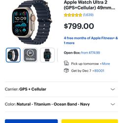 Apple Watch Ultra 2 - Like New With GPS And Cellular 