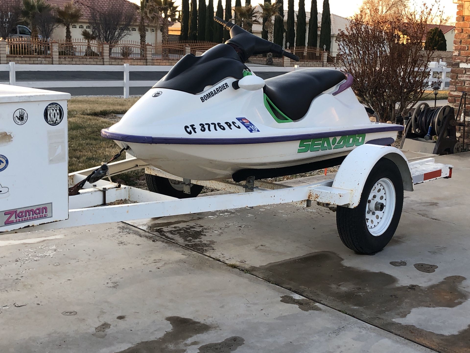 1996 Seadoo Spi with trailer for Sale in Apple Valley, CA OfferUp