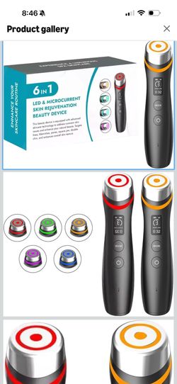  Pro Anti-Wrinkle Device| 6-in-1 Real Glass Glow Beauty Massager with 5 Modes | Looking Glass Skin | Korean Skin Care Enhanced Absorption, Elasticity,